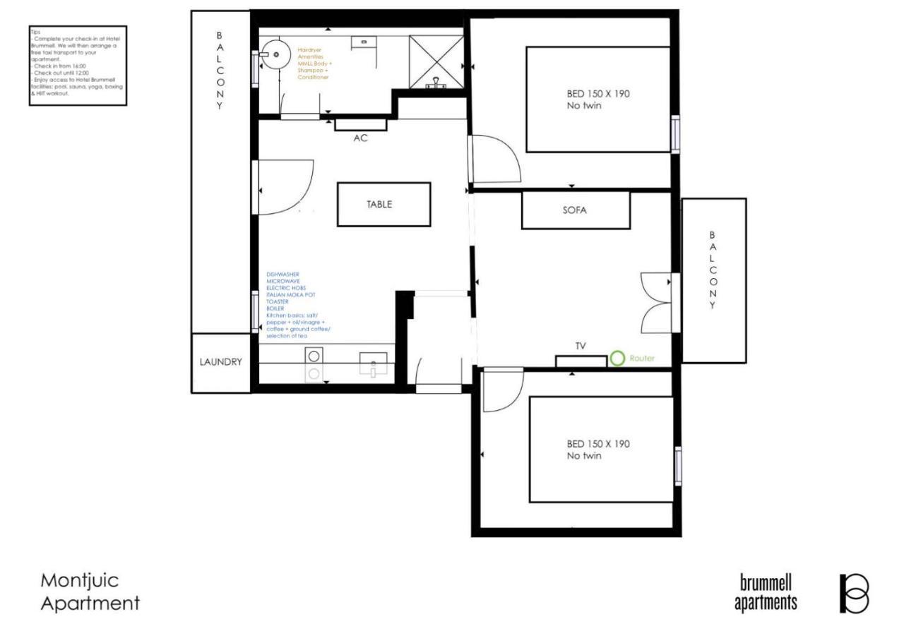 Brummell Apartments Montjuic Barcelona Luaran gambar